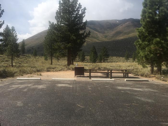 A photo of Site 002 of Loop ADBL at PAHA with Picnic Table, Fire Pit, Food Storage, Tent Pad