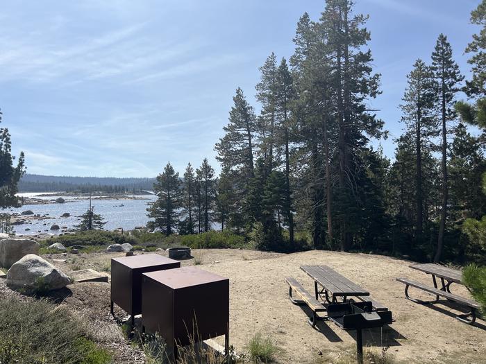 A photo of Site 9 of Loop 1 at Northshore Campground - Loon Lake (CA) with Fire Pit