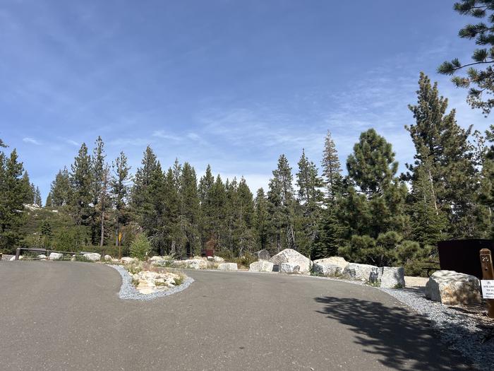 A photo of Site 25 of Loop 1 at Northshore Campground - Loon Lake (CA) with Fire Pit