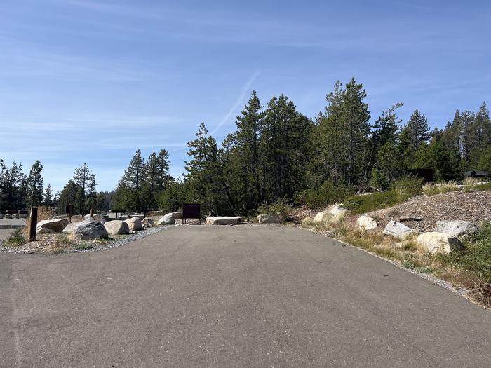 A photo of Site 16 of Loop 2 at Northshore Campground - Loon Lake (CA) with Fire Pit