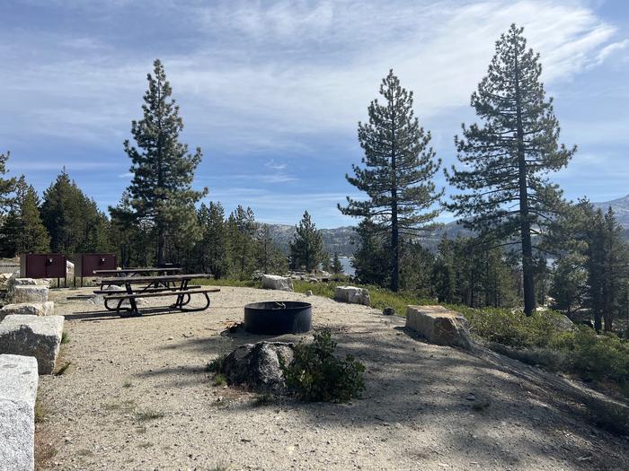 A photo of Site 3 of Loop 1 at Northshore Campground - Loon Lake (CA) with Fire Pit