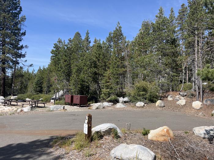 A photo of Site 5- Loop 1 at Northshore Campground - Loon Lake (CA) with Fire PitA photo of Site 5 of Loop 1 at Northshore Campground - Loon Lake (CA) with Fire Pit