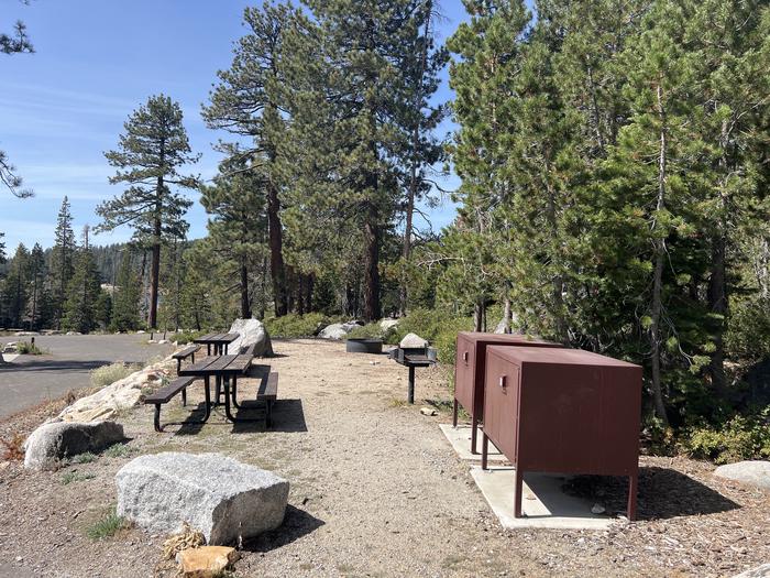 A photo of Site 5-- Loop 1 at Northshore Campground - Loon Lake (CA) with Fire PitA photo of Site 5 of Loop 1 at Northshore Campground - Loon Lake (CA) with Fire Pit