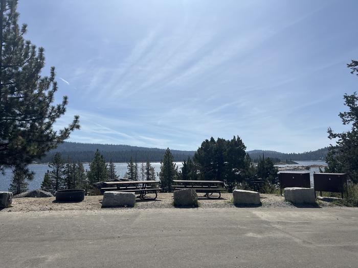 A photo of Site 13 of Loop 1 at Northshore Campground - Loon Lake (CA) with Fire Pit