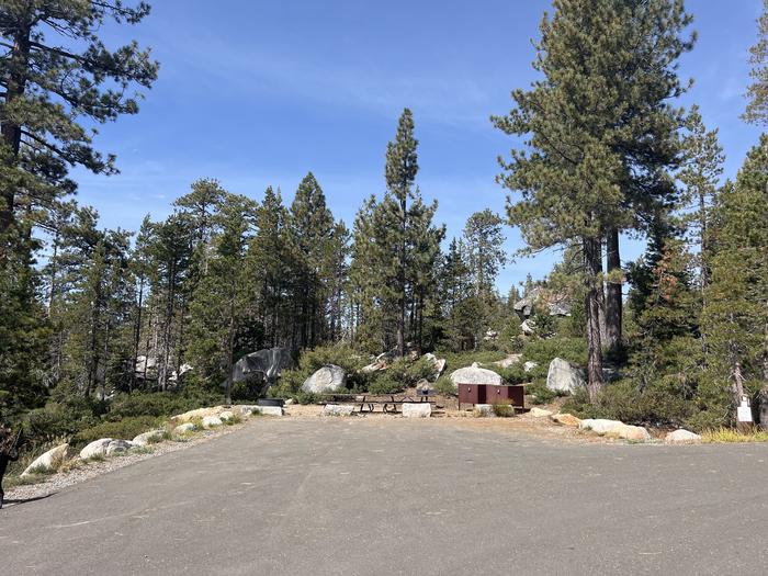 A photo of Site 8 of Loop 1 at Northshore Campground - Loon Lake (CA) with Fire Pit