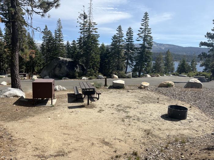 A photo of Site 18- Loop 2 at Northshore Campground - Loon Lake (CA) with Fire PitA photo of Site 18 of Loop 2 at Northshore Campground - Loon Lake (CA) with Fire Pit