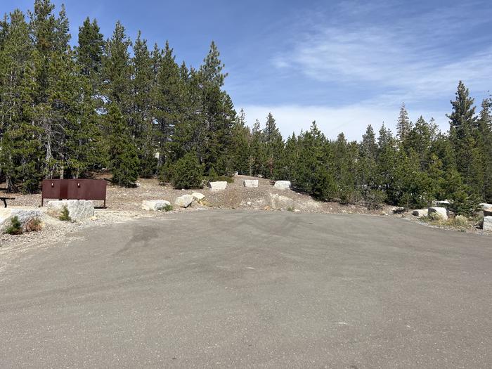 A photo of Site 14 of Loop 2 at Northshore Campground - Loon Lake (CA) with Fire Pit