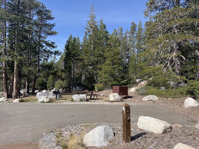 A photo of Site 4 - Loop 1 at Northshore Campground - Loon Lake (CA) with Fire PitA photo of Site 4 of Loop 1 at Northshore Campground - Loon Lake (CA) with Fire Pit