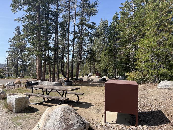 A photo of Site 4- Loop 1 at Northshore Campground - Loon Lake (CA) with Fire PitA photo of Site 4 of Loop 1 at Northshore Campground - Loon Lake (CA) with Fire Pit