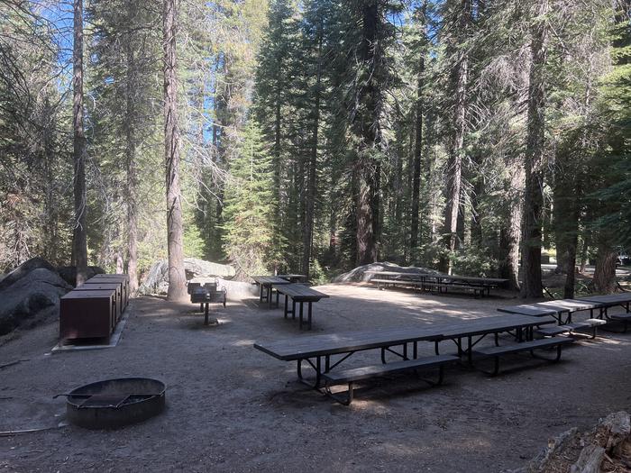 A photo of Site 1 of Loop AREA SILVER CREEK GROUP CAMPGROUND at SILVER CREEK GROUP CAMPGROUND with Fire Pit