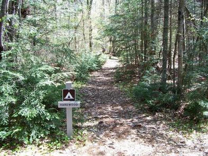 Sign along Trail 