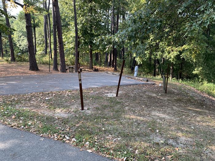 A photo of Site 014 of Loop OROO at SOUTH MARCUM CAMPGROUND with Picnic Table, Electricity Hookup, Sewer Hookup, Fire Pit, Full Hookup