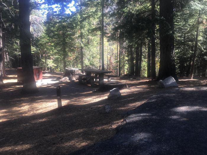 A photo of Site 016 of Loop SILV at Silver Creek with Picnic Table, Fire Pit, Shade, Food Storage, Tent Pad, Waterfront