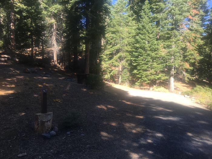 A photo of Site 008 of Loop SILV at Silver Creek with Picnic Table, Fire Pit, Shade, Food Storage, Tent Pad
