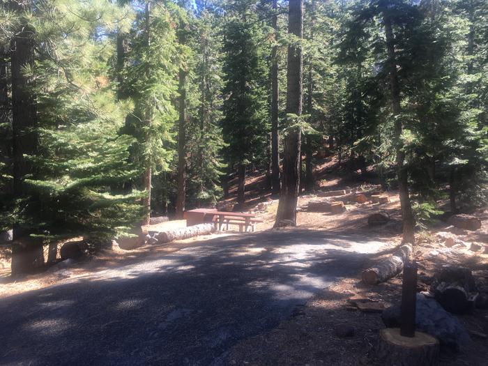 A photo of Site 004 of Loop SILV at Silver Creek with Picnic Table, Fire Pit, Shade, Food Storage, Tent Pad