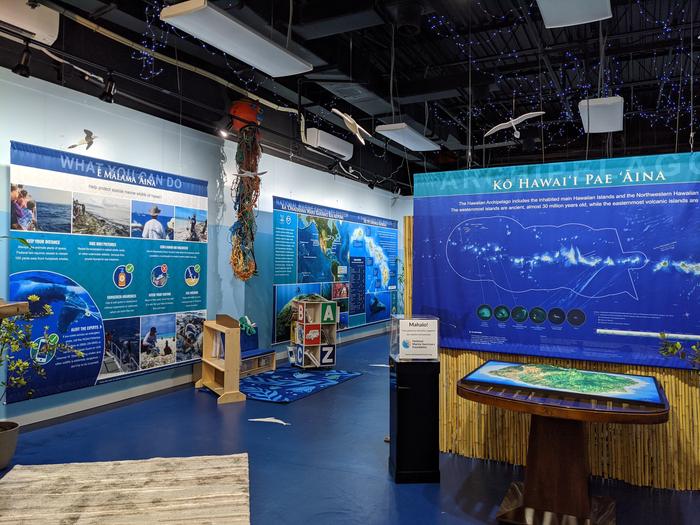 Kaua'i Ocean DiscoveryVarious exhibits in Kaua'i Ocean Discovery