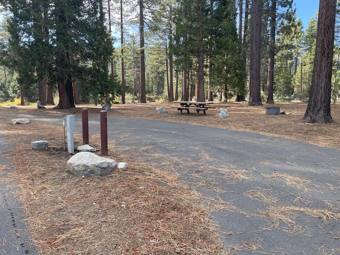 A photo of Site RV 16 of Loop Outer Camp Loop at Meeks Bay Resort with Picnic Table, Food Storage, Full Hookup