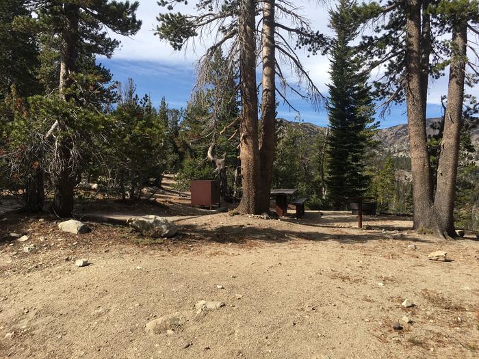 A photo of Site 023 of Loop Loop 1 at MOUNT ROSE (NV)  with Picnic Table, Fire Pit, Shade, Food Storage, Tent Pad
Walk to site