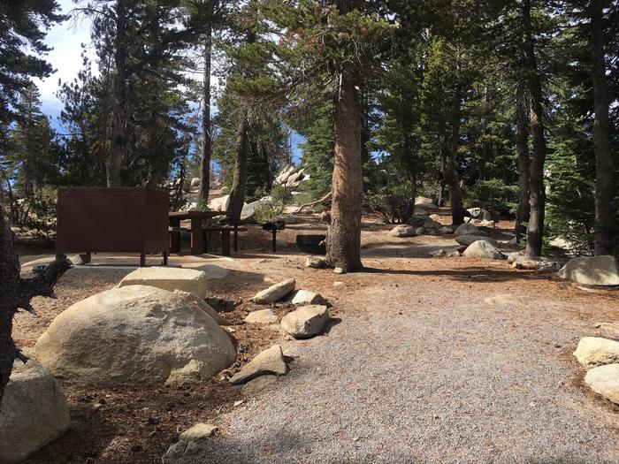 A photo of Site 025 of Loop Loop 1 at MOUNT ROSE (NV)  with Picnic Table, Fire Pit, Shade, Food Storage, Tent Pad
Walk to site 