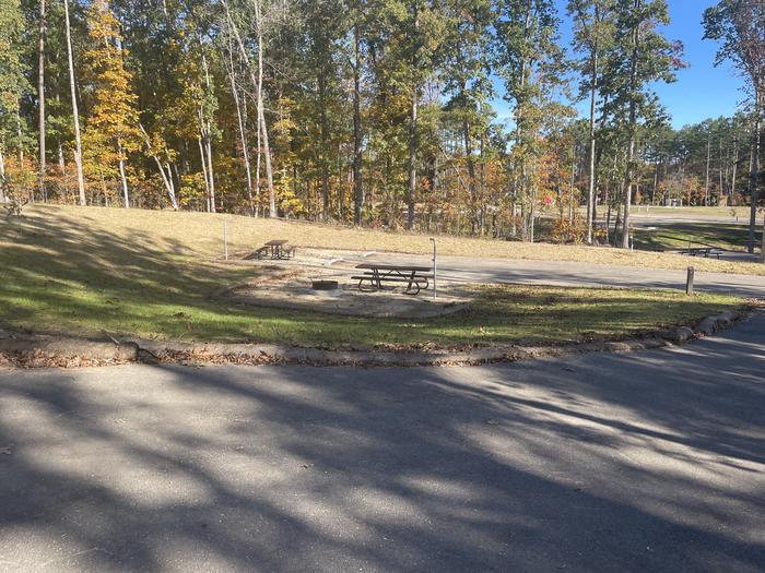 A photo of Site PO2 of Loop Pines Overlook at RED BLUFF CAMPGROUND with Picnic Table, Fire Pit, Lantern Pole