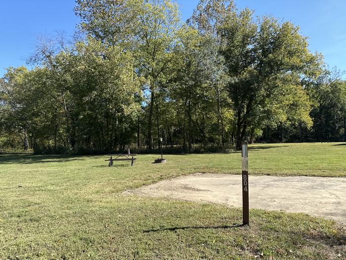 A photo of Site 804 of Loop Loop 800 at ALLEY SPRING with Picnic Table, Fire Pit, Lantern Pole