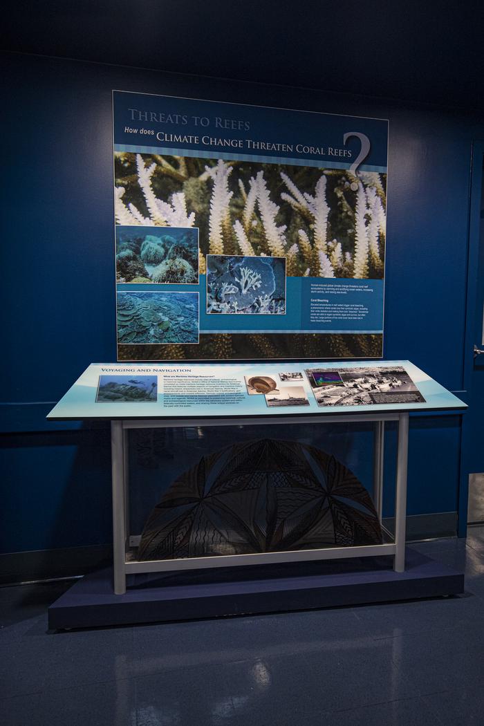 Tauese PF Sunia Ocean CenterOne exhibit in the Tauese PF Sunia Ocean Center