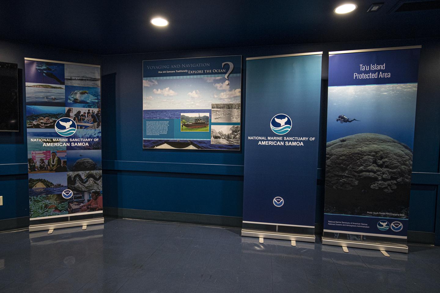 Tauese PF Sunia Ocean CenterOne exhibit in the Tauese PF Sunia Ocean Center