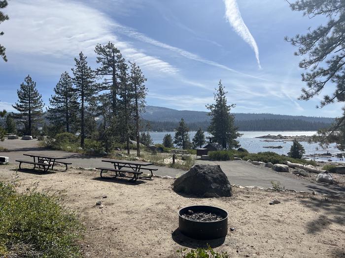 A photo of Site 5 of Loop 1 at Northshore Campground - Loon Lake (CA) with Fire Pit