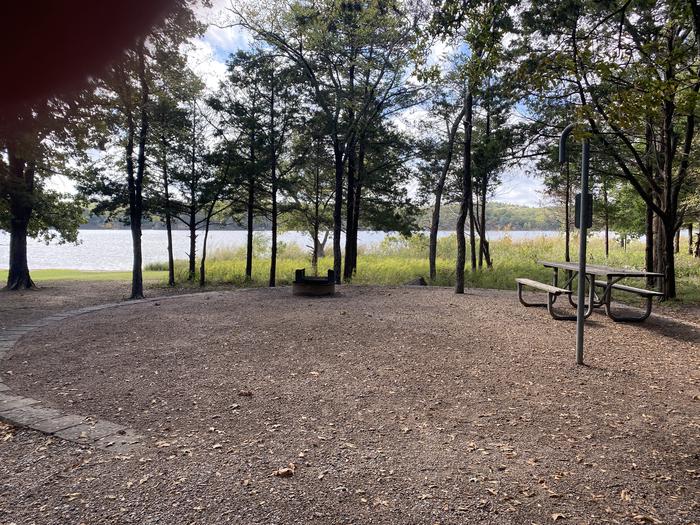 lakeside campsite in Buckhorn Campground at Chickasaw National Recreation AreaA lakeside campsite in Buckhorn Campground at Chickasaw National Recreation Area