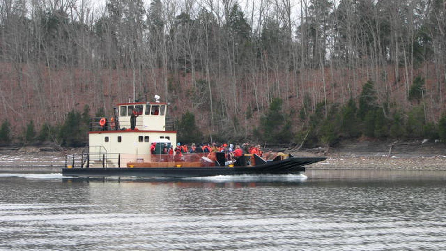 Barge on Dale Hollow Lake - Eagle Tour