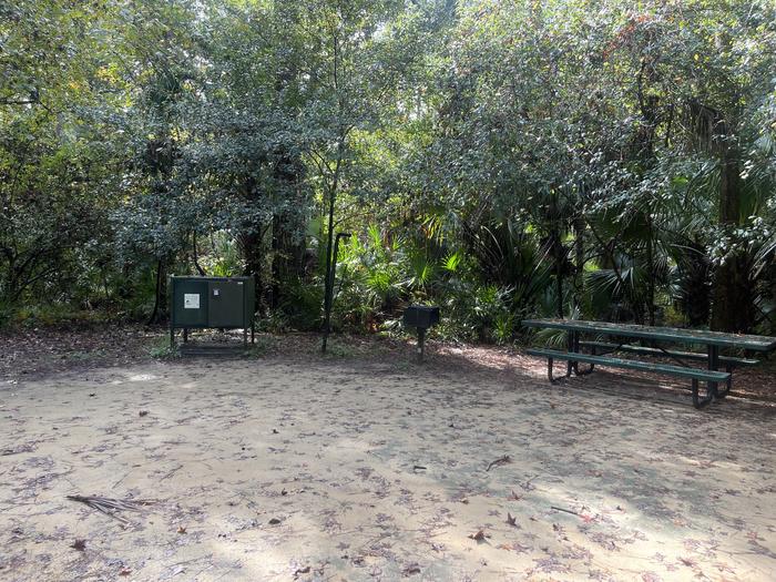 A photo of Site 063 of Loop FERN at JUNIPER SPRINGS REC AREA with Picnic Table, Food Storage, Lantern Pole
