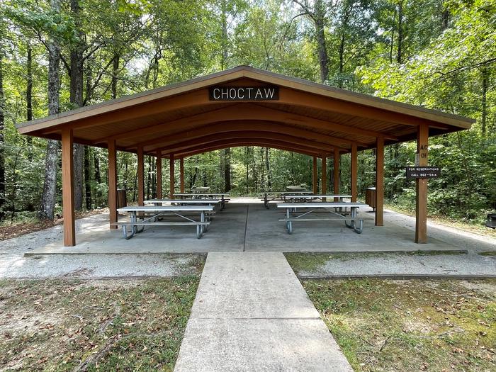 Choctaw Picnic Shelter Front ViewChoctaw Picnic Shelter pic 1
