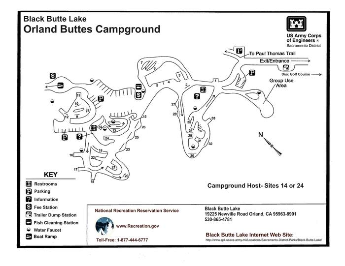 Map of Orland ButtesPlease adhere to posted road signs and flow of traffic.