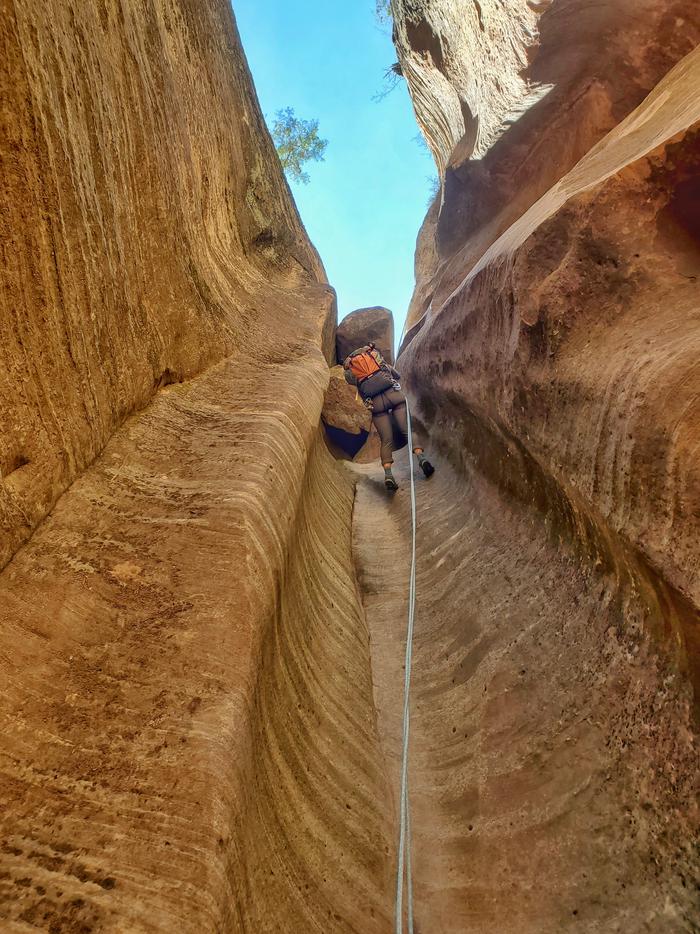 Zion canyoneering dry rappelCanyoneering in Zion National Park