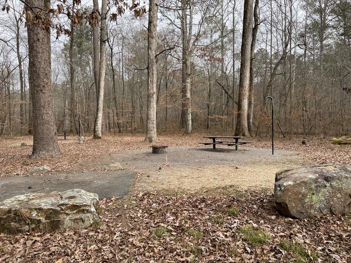 Site 10A photo of Site 10 of Loop main at Pocket Campground with Picnic Table, Fire Pit, Lantern Pole