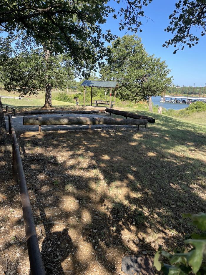 A photo of Site 24 of Loop Hippy Point at MURRELL PARK with Picnic Table, Fire Pit, Shade