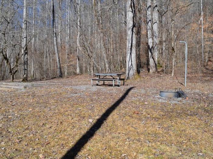 A picnic table at Tow String site 002