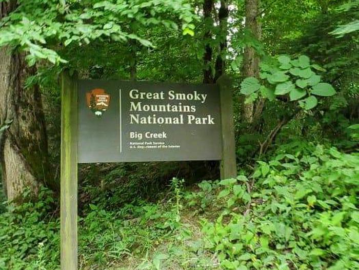 Big Creek Campground Sign