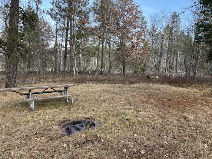 A photo of Site 3 of Loop  at Meadows ORV Campground with Picnic Table, Fire Pit
