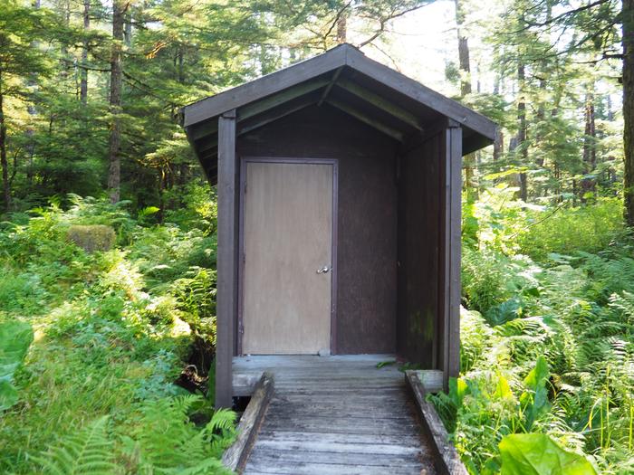 Outhouse at Virginia Lake cabinVirginia Lake cabin outhouse