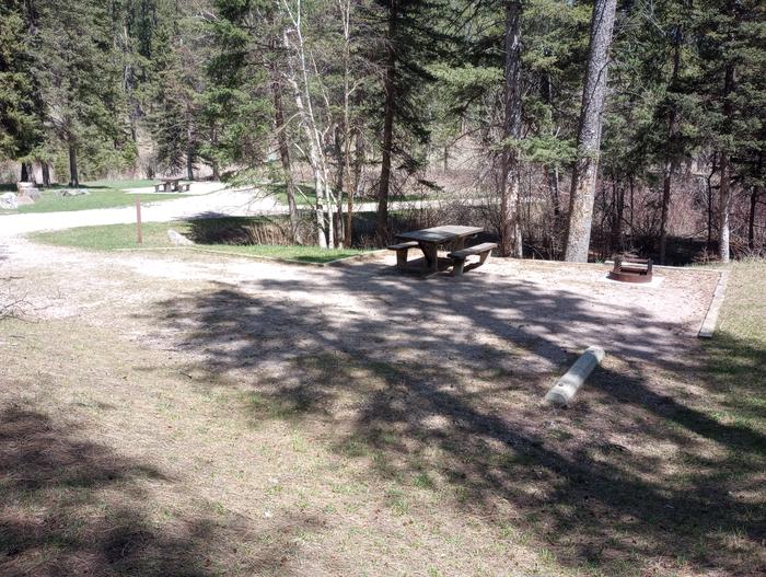 Dalton Lake Campground Site 7 east view