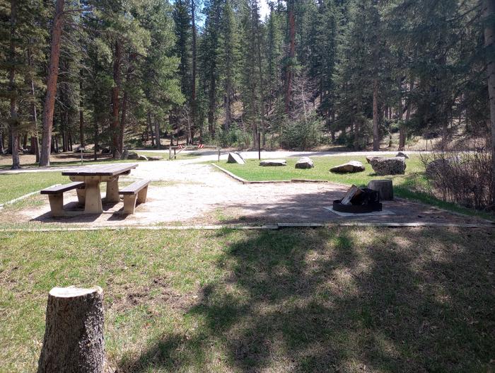 Dalton Lake Campground Site 11 - west view