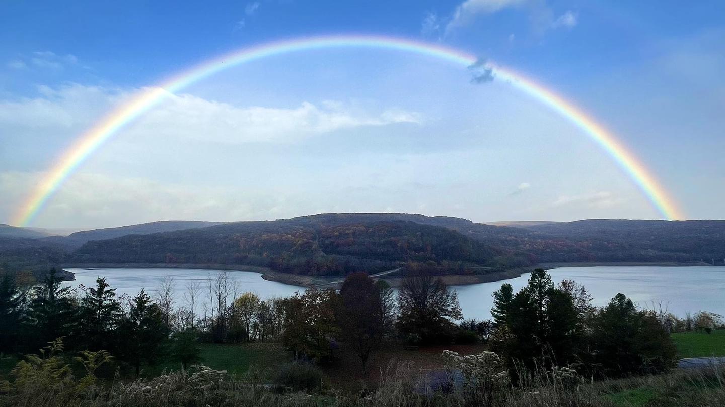Rainbow Jennings Randolph Lake rainbow