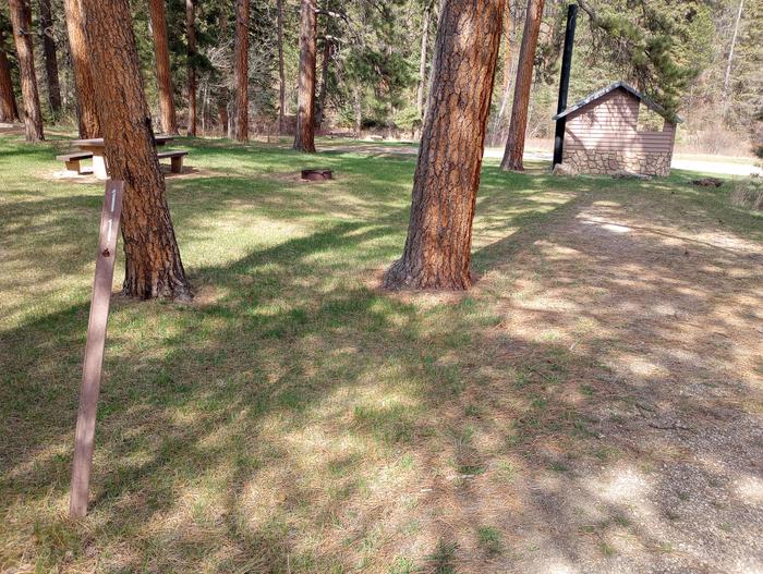 Boxelder Campground Site 11 - North ViewSite 11 - East View