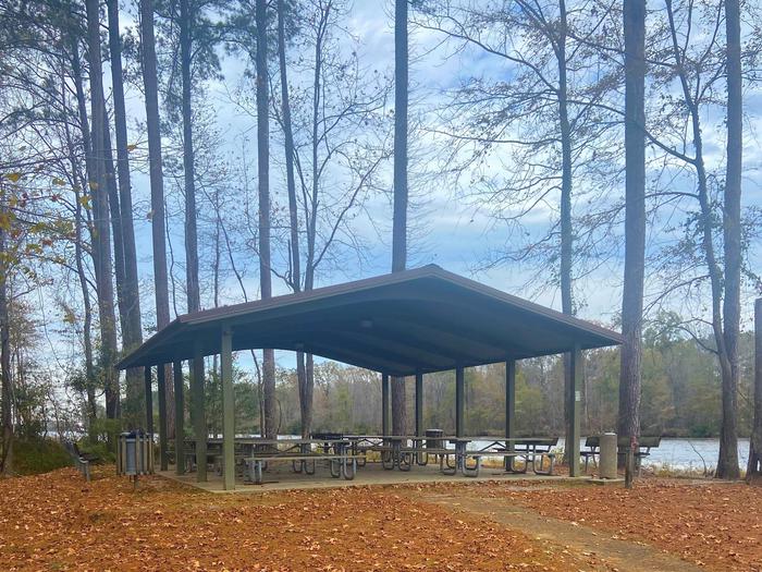 Raleigh Ryan Shelter has a wonderful view of the Tennessee Tombigbee Waterway.Raleigh Ryan Shelter has a wonderful view of the Tennessee Tombigbee Waterway where you can view barges and recreational boats.