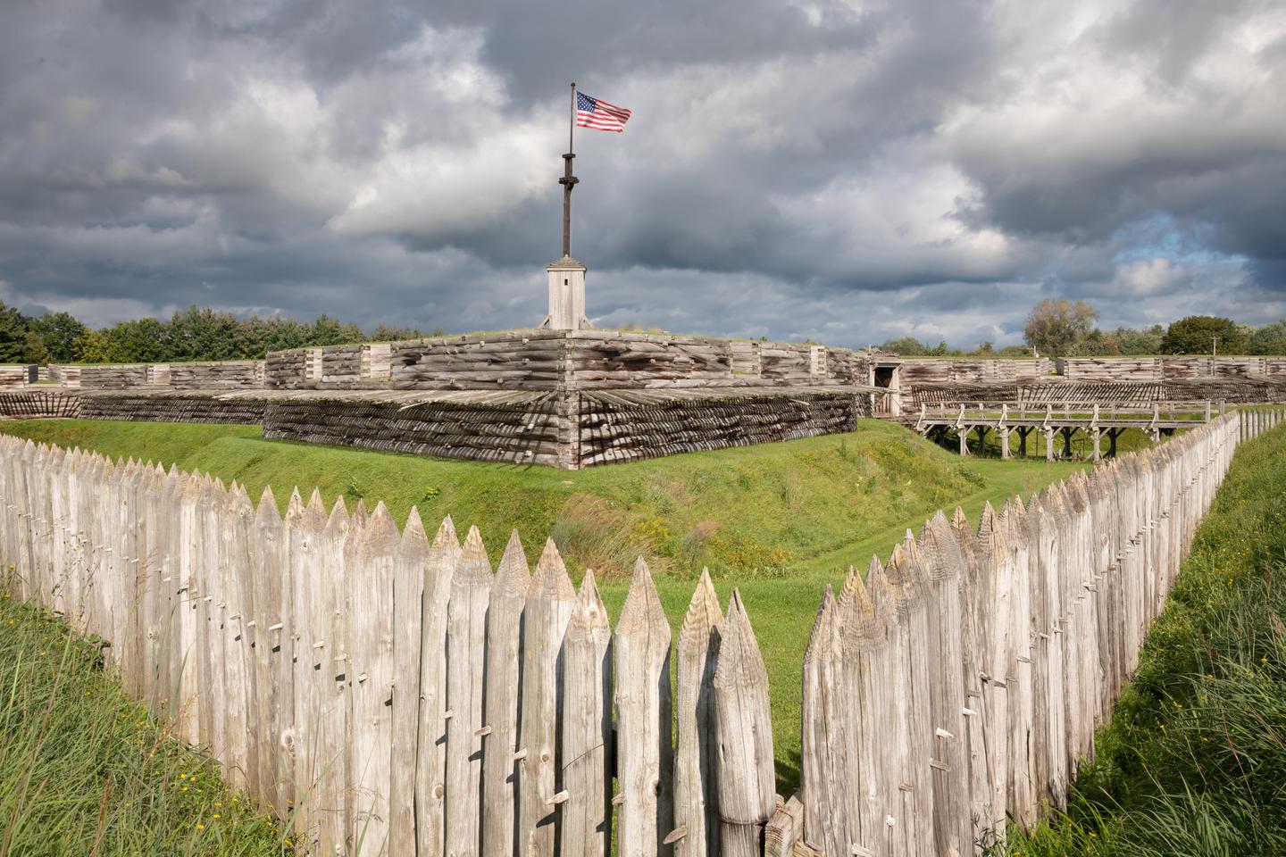 A Cloudy Day at Fort StanwixCome and visit the site with a thousand stories flying under the flag!