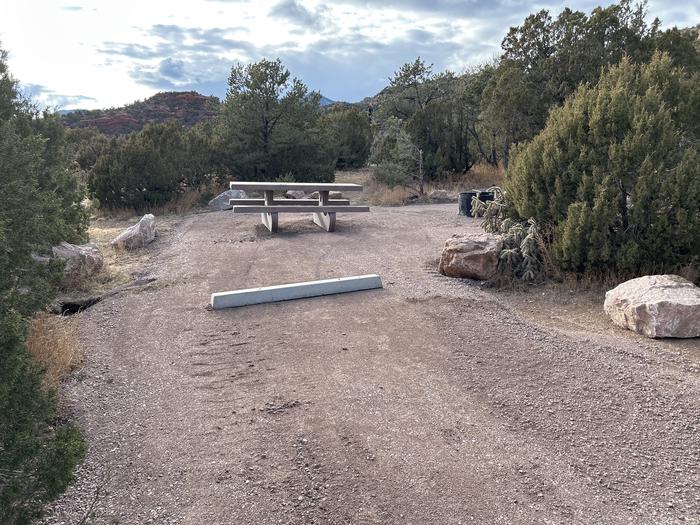 A photo of Site 20 of Loop Sand Gulch at Sand Gulch Campground with Picnic Table, Fire Pit, Tent PadStandard Non-electric