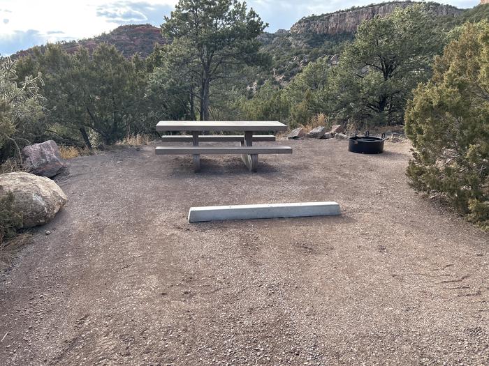 A photo of Site 18 of Loop Sand Gulch at Sand Gulch Campground with Picnic Table, Fire PitStandard Non-electric