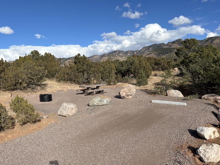 A photo of Site 3 of Loop Sand Gulch at Sand Gulch Campground with Picnic Table, Fire Pit