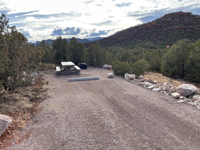 A photo of Site 12 of Loop Sand Gulch at Sand Gulch Campground with Picnic Table, Fire Pit